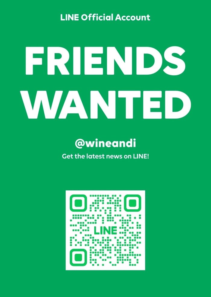 QR Code LINE @wineandi